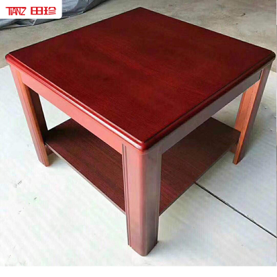 【田珍】 700*400茶几 办公茶几实木茶几长茶几中式油漆长方形茶几
