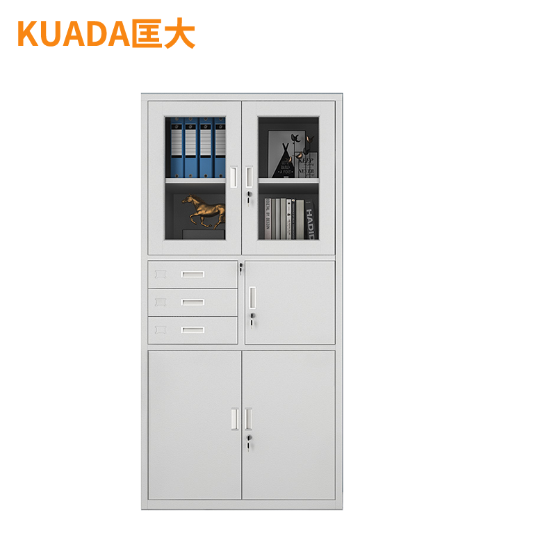 匡大 办公柜文件柜铁皮柜办公资料档案柜偏三内保KDGG-QT52高清大图