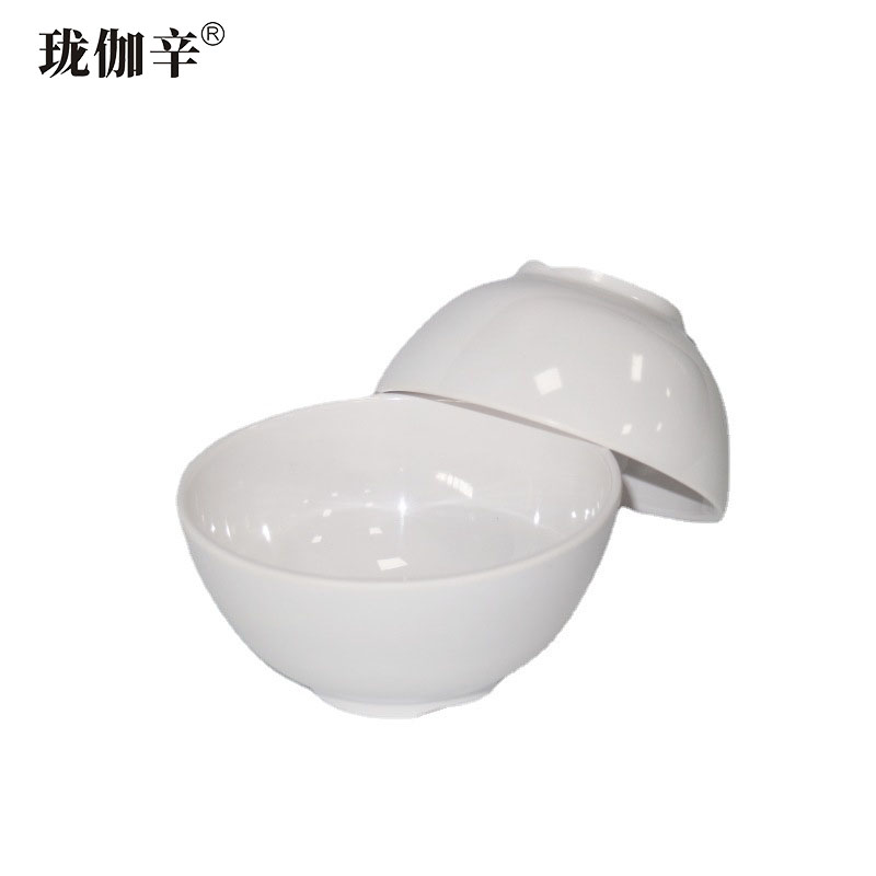 珑伽辛 耐高温密胺米饭碗 4.5英寸/个高清大图