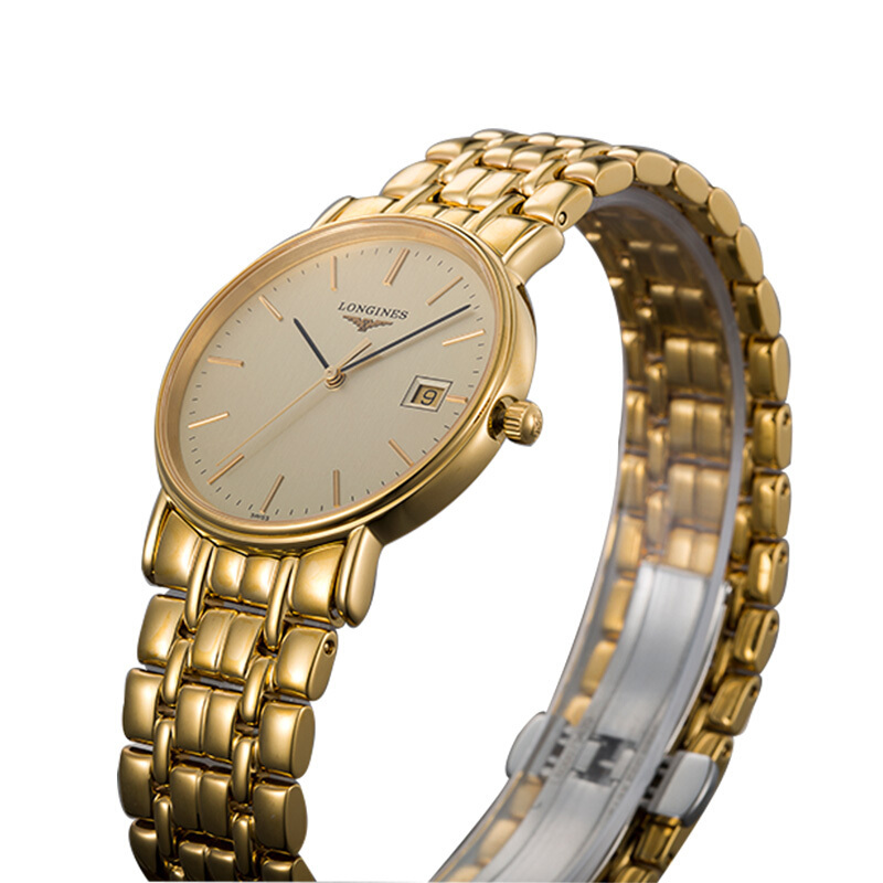 浪琴(Longines)瑞士品牌 手表 瑰丽系列 石英男表 L4.720.2.32.8