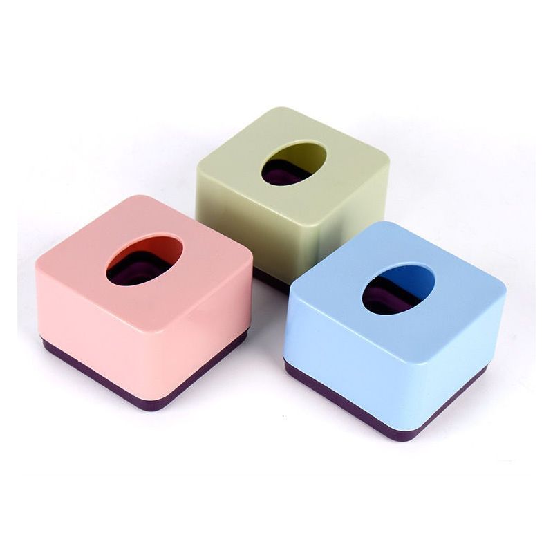 正方形迷你小号抽纸盒加厚塑料纸巾盒饭店餐巾纸盒子