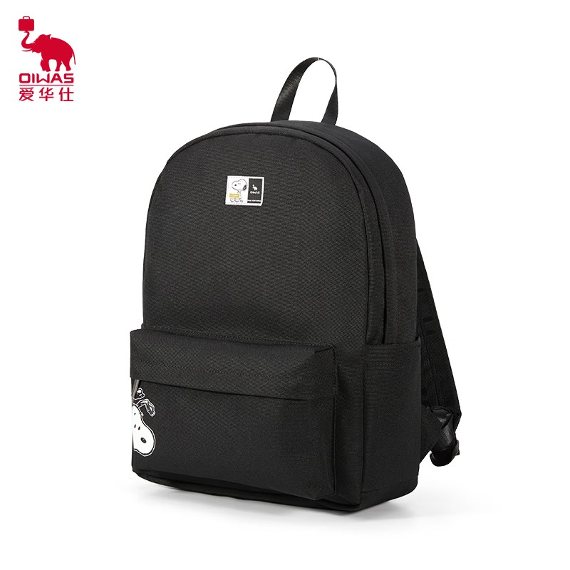 爱华仕(OIWAS)OCB4361A双肩包史努比联名款校园风学生背包 女韩版简约时尚潮流书包高清大图