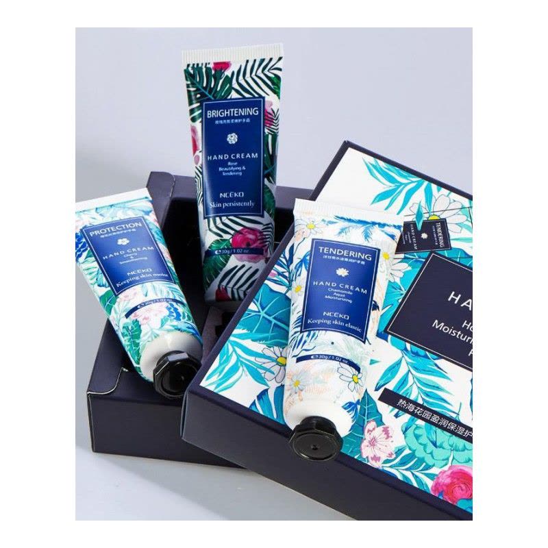 30g*3支装 [促销价]热海花园盈润保湿护手霜套装30g*3支装嫩肤手部护理图片