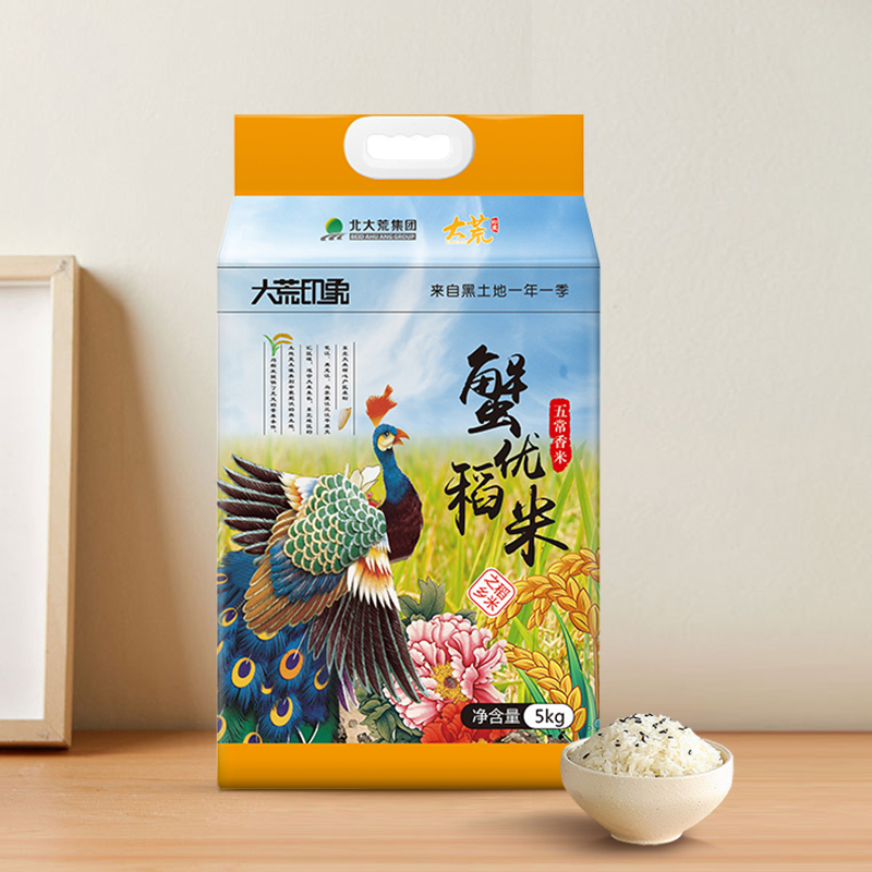 大荒印象蟹优稻米5kg高清大图