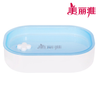 美丽雅(maryya)8232幸运星肥皂盒/双层香皂盒/沐浴皂盒 2个装 颜色随机