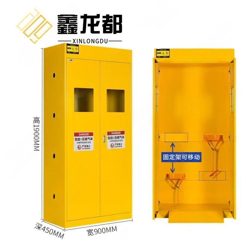 鑫龙都防爆柜双瓶无报警高1.9米台高清大图