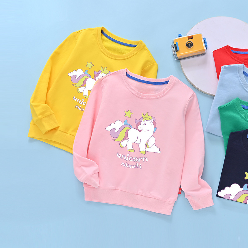 童卫衣秋季2022新款儿童长袖秋装中小童女孩洋气上衣秋季童装潮莎丞