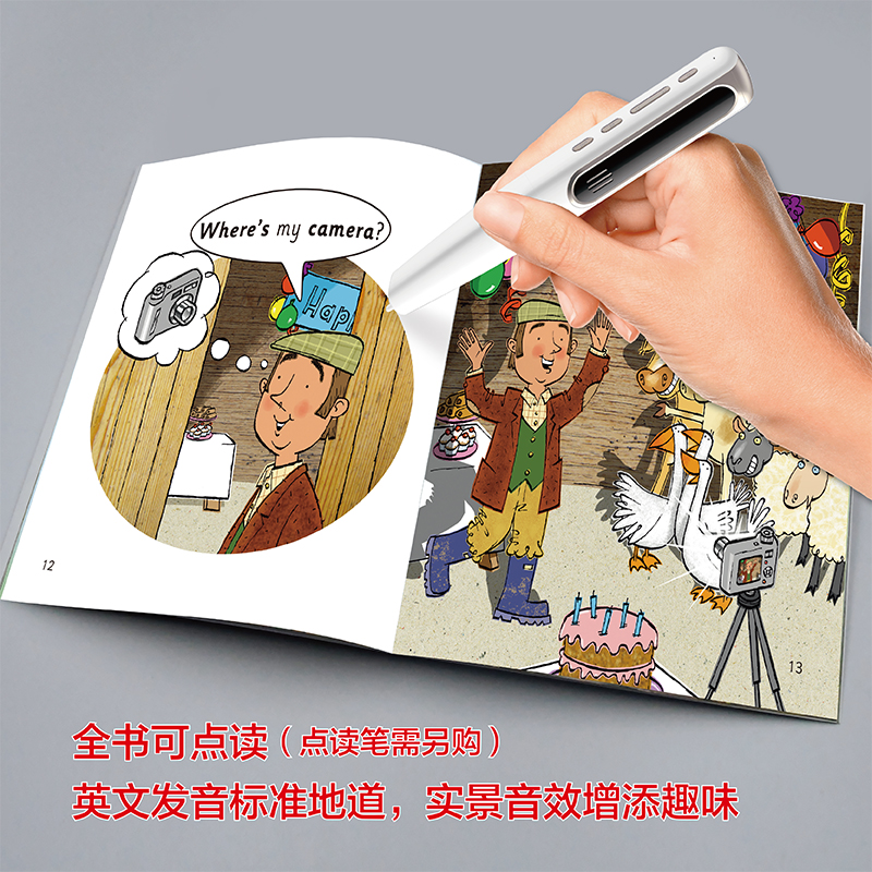 [正版]大猫英语分级阅读(智慧版)预备级2(适合幼儿园大班、小学一年级)(9册读物+1册指导)高清大图