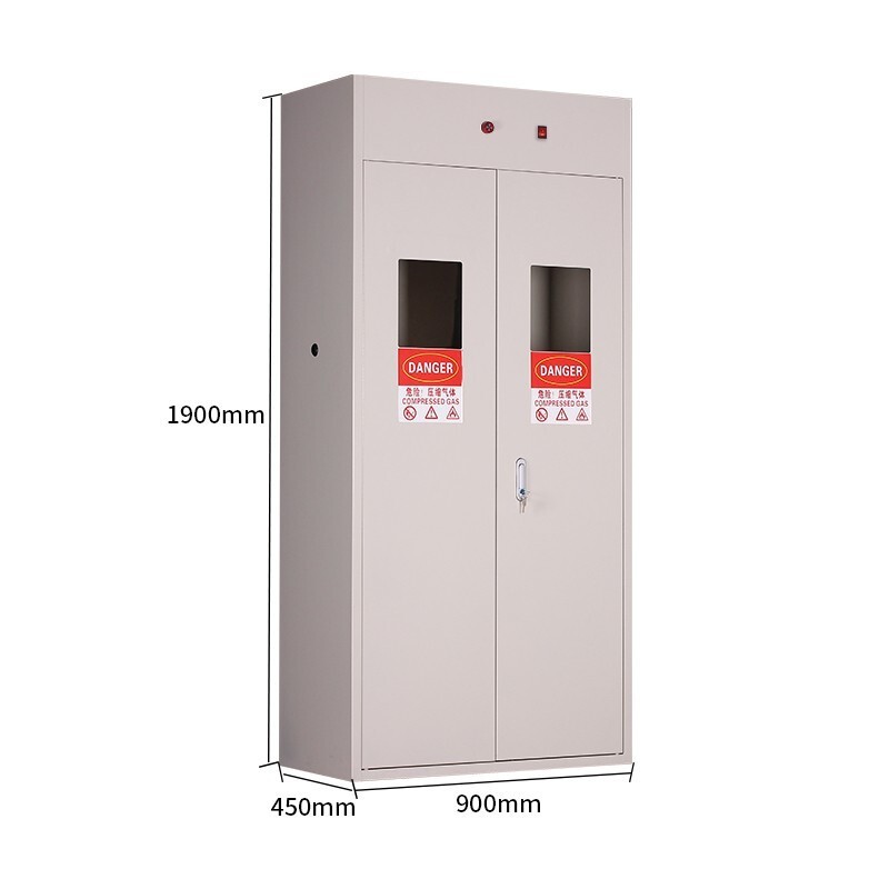 豫众诺 液化防爆柜 无报警器白色双瓶 台高清大图