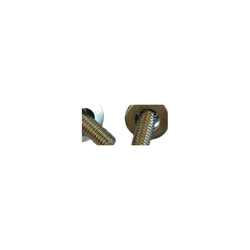 益莘 不锈钢十一字槽半圆头三组件 M4*70mm 个高清大图