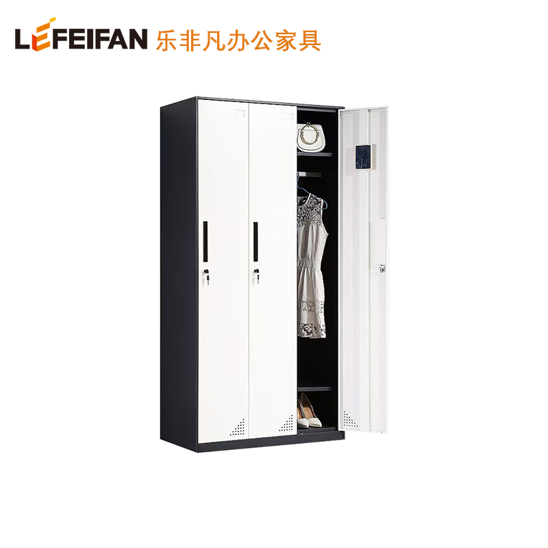 乐非凡办公家具 三门更衣柜 LFF-YG003 台高清大图