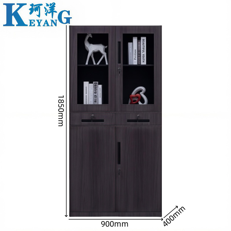 珂洋 档案柜 中二斗(灰木纹) 台高清大图