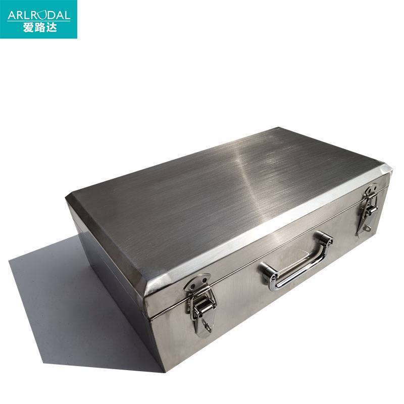 爱路达不锈钢手提工具箱包装箱可定制40*24*13cm/个