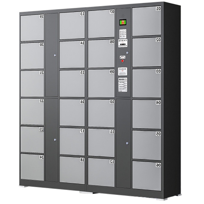 攸形红外条码存包柜24门1700*460*1800mm台高清大图