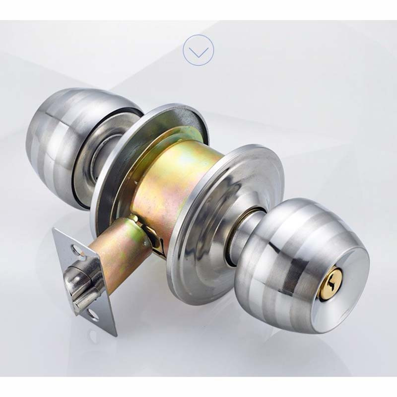 企购优品家用球型锁房间圆锁球形门锁5831视频