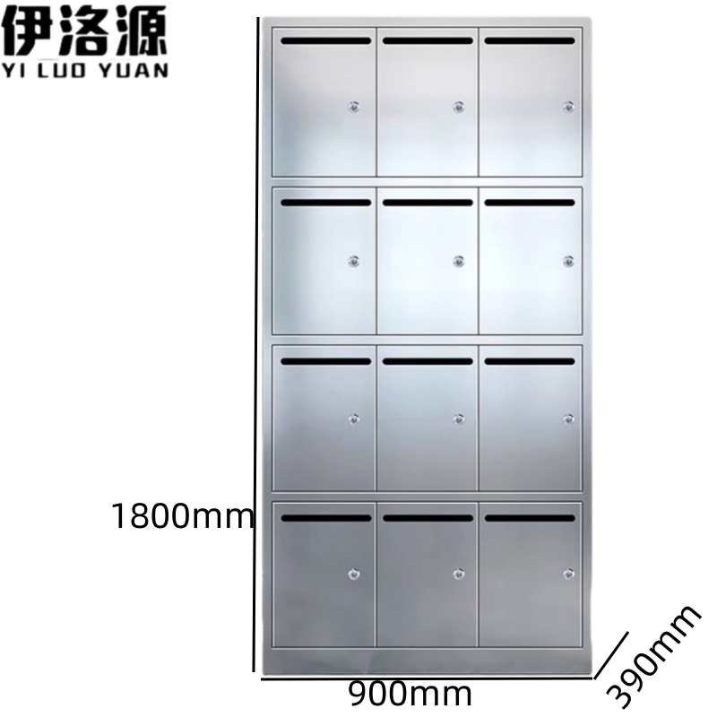 伊洛源 不锈钢信报箱高清大图
