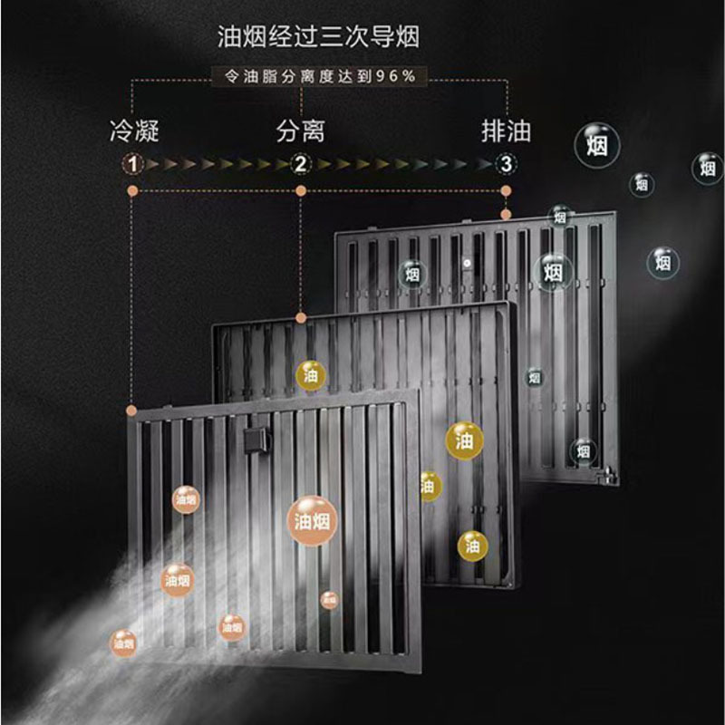 洁得CXW-238A-100体感语音播报大吸力油烟分离式油烟机