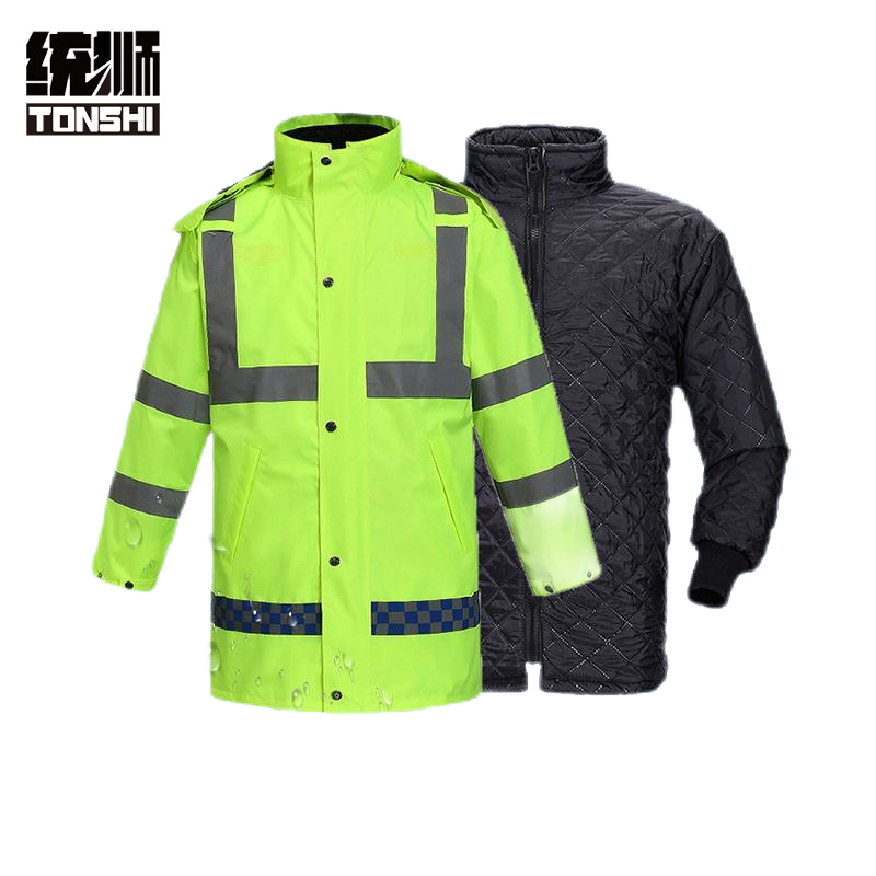 统狮值勤加棉雨衣Q72 件高清大图