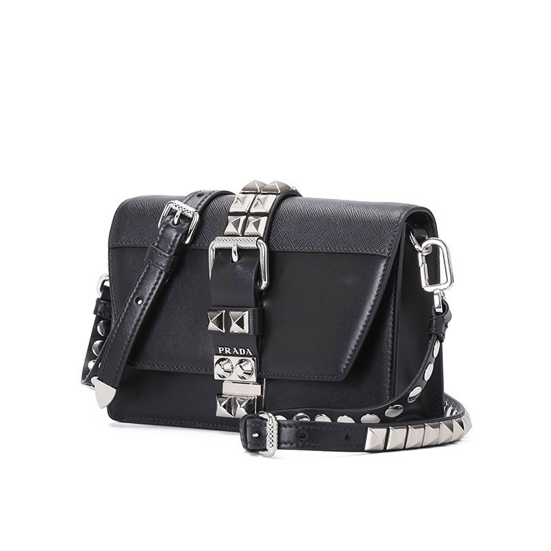 Prada Elektra 铆钉款单肩包 1BD121 OBH