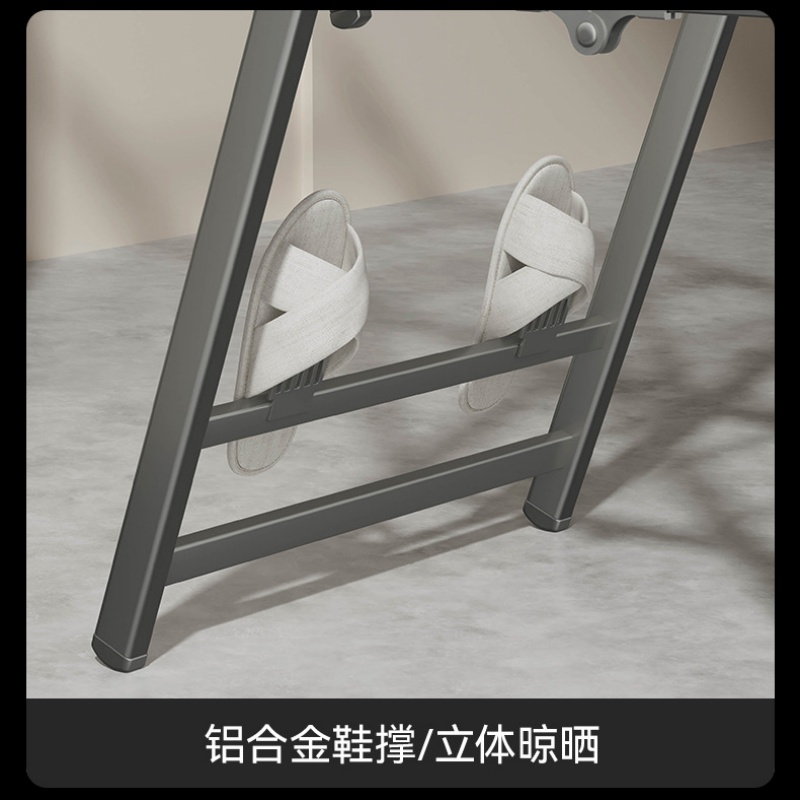 珂攸洋落地晾衣架标准灰高清大图