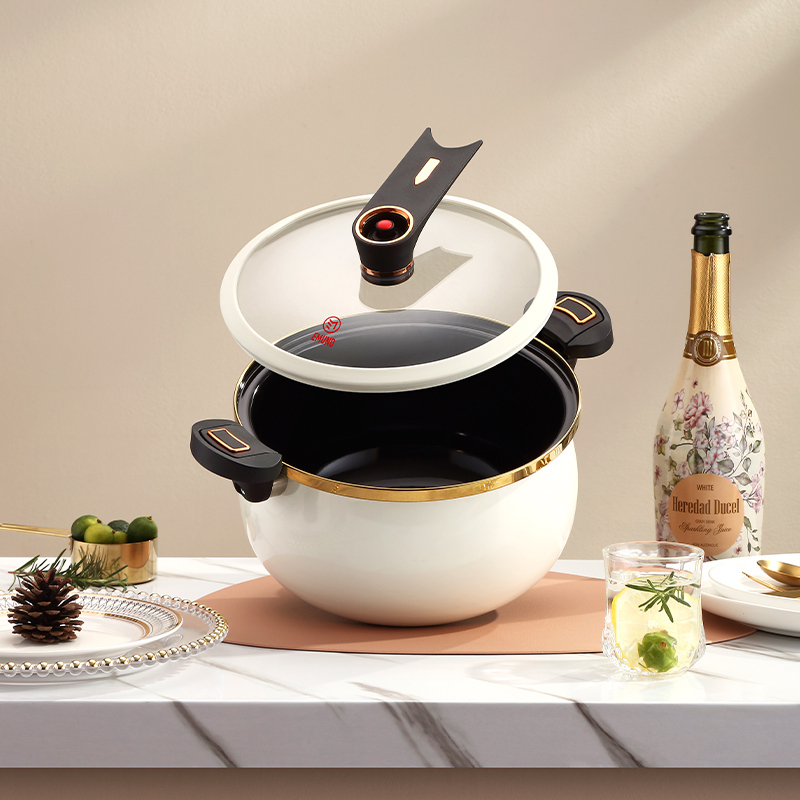 艾姆德(EMUND)珐琅微压锅 DG-FLWY27高清大图