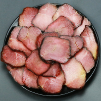 [中华特色]遵义馆 黔婆婆原味土猪肉腊肉火精肉纯瘦肉500g 贵州遵义特产烟熏腌制全瘦肉真空包装 西南
