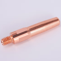 册宣二保焊导电嘴二氧化碳气体保护焊机配件气保焊枪加厚紫铜导电咀紫铜45*1.0（10只装）