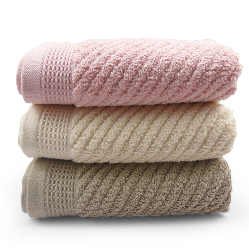 莺歌 新疆长绒棉优素毛巾80*35(±2)cm*3 六色可选(3条装六色随机) 盒 6976437741097高清大图