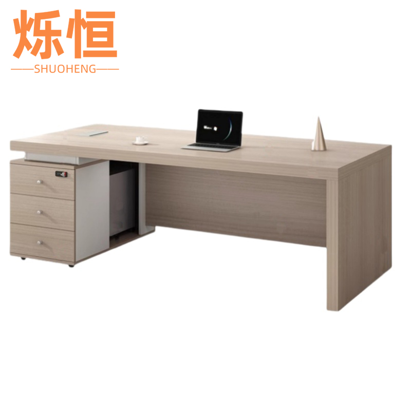 烁恒老板桌1.6m张高清大图