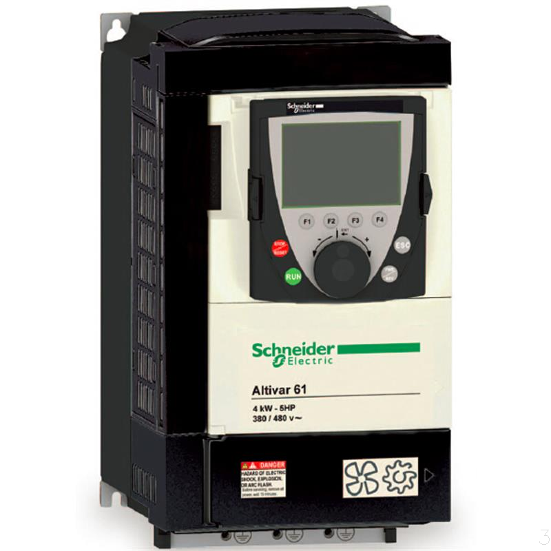 施耐德 Schneider Electric 变频器,普通涂层,中文面板,EMC,无电抗器,ATV61HU75N4高清大图