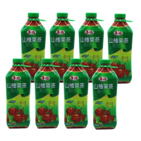 华旗山楂果茶果肉饮料 未加蔗糖1.28L*8瓶 整箱