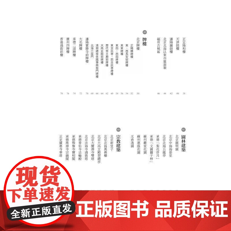 [港台原版] 永诀的建筑:已消失的中国古建筑图录 罗哲文、杨永生 中华高清大图