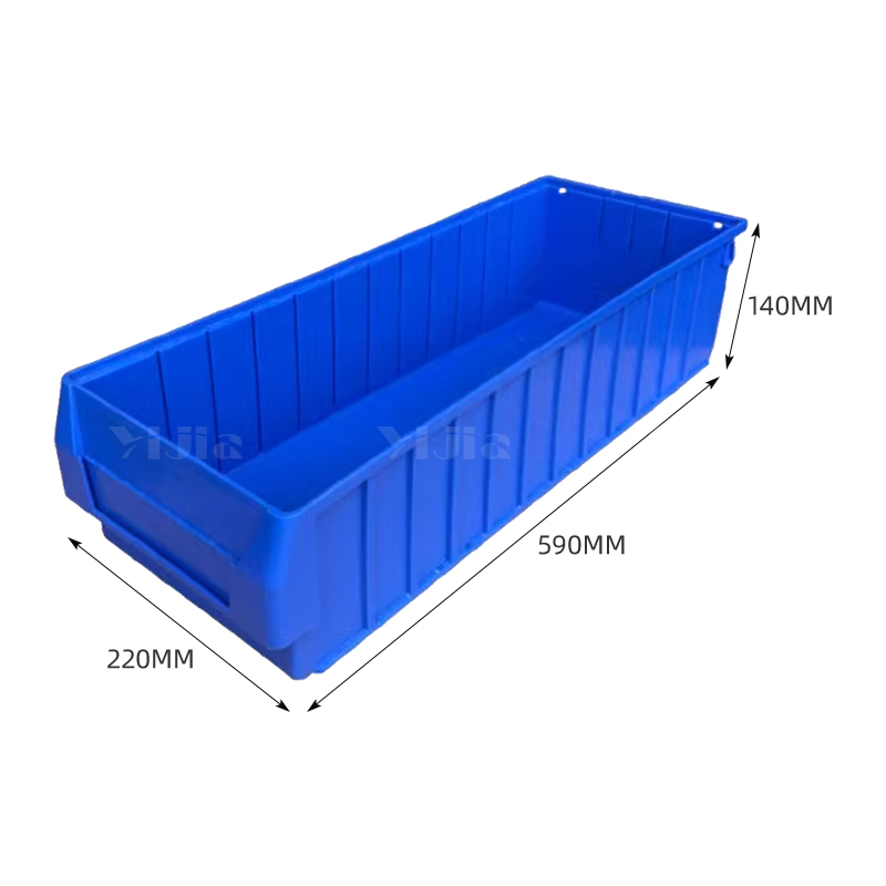 翌嘉YJ4120625 蓝色分割式零件盒塑料分格盒 590*220*140高清大图