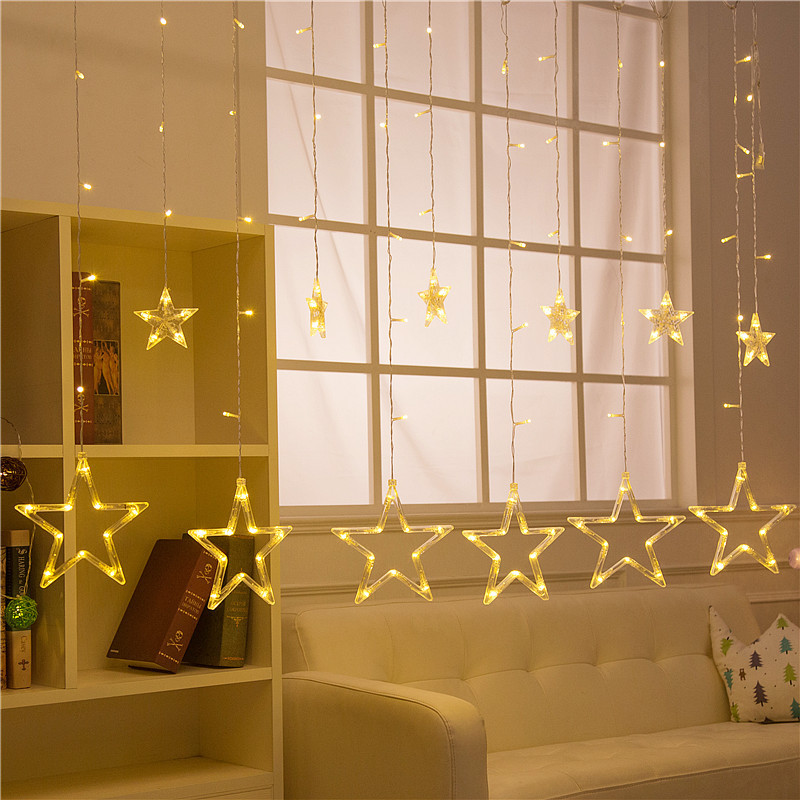 led星星灯小彩灯闪灯串灯闪电客满天星装饰灯串网红卧室少女心房间