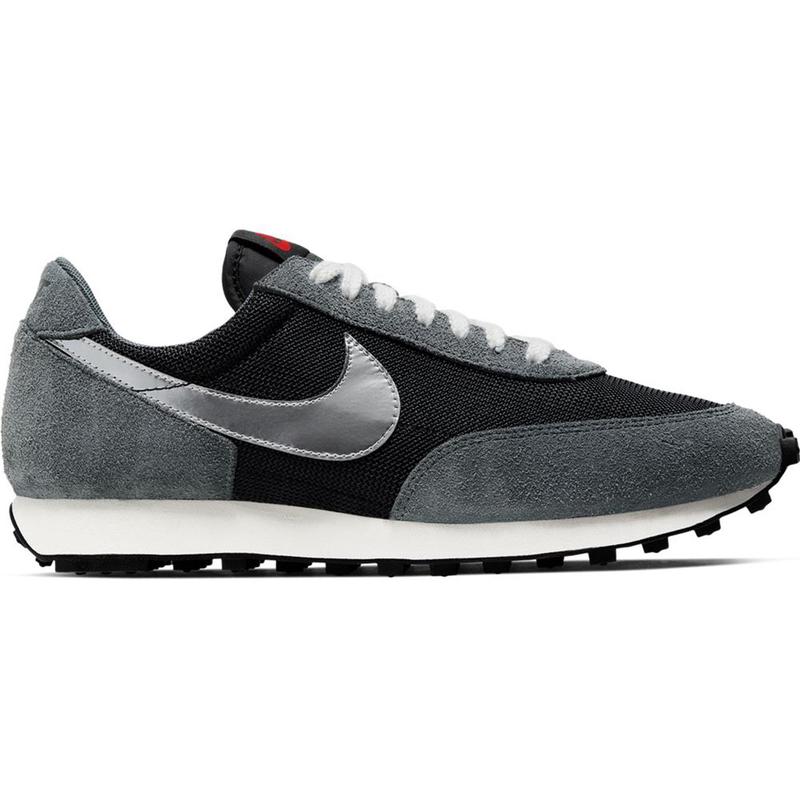 nike耐克 男鞋daybreak metallic 黑灰银复古配色男款耐磨跑步鞋bv