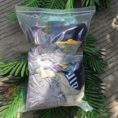 趣涉家居大号加厚自封袋 透明食品密封袋 服装收纳袋收纳用品收纳袋