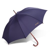 天堂 实木柄伞纯色长柄晴雨伞 轻男女士商务伞自动雨伞SCP（把）