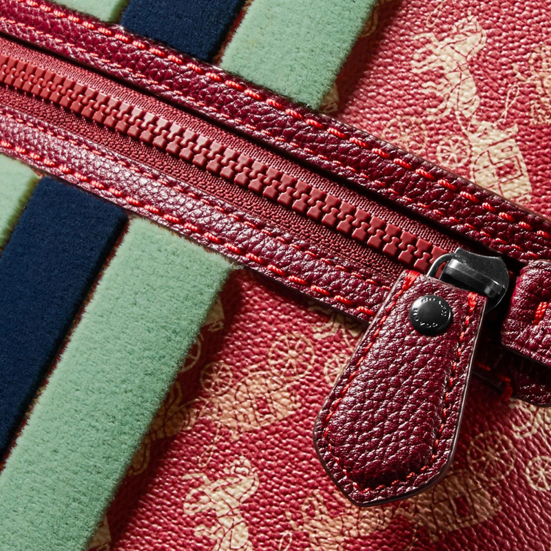 Coach 蔻驰(专柜) 女士深红色涂层帆布双肩包 79235V5PES