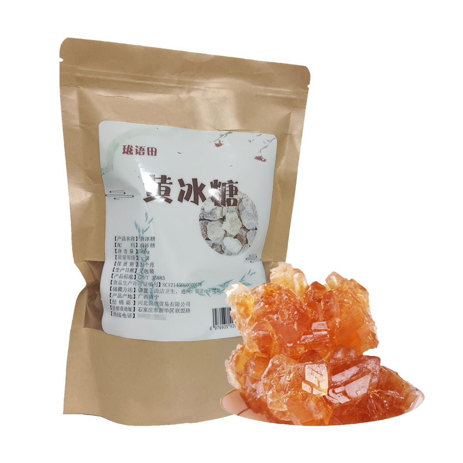 珑语田 黄冰糖 500g/袋高清大图
