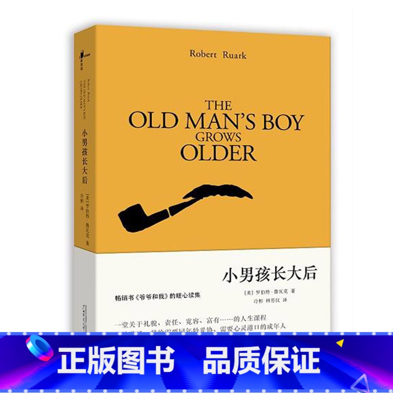 【正版】小男孩长大后 魔法象《爷爷和我》的暖心续集一堂关于礼貌责任宽容富有……的人生课程 广西师范大学出版社 我长大以