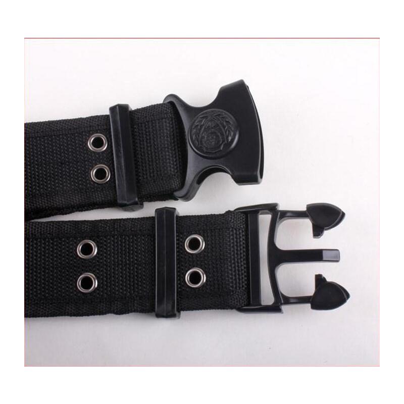 盛世尼曼511作训服腰带夏季尼龙帆布武装带黑色战术训练腰带保安腰带
