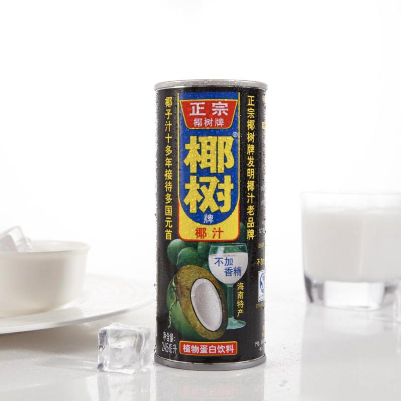 椰树椰汁 海南特产 植物蛋白饮料 罐装箱装245ml*24
