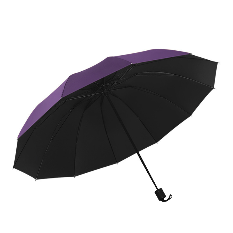 步宽 三折雨伞12骨 BY-190T/把高清大图