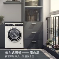 SIEMENS/西门子8公斤 变频洗烘一体机 5kg烘干 热风 即洗即干 XQG80-WD12G4M02W
