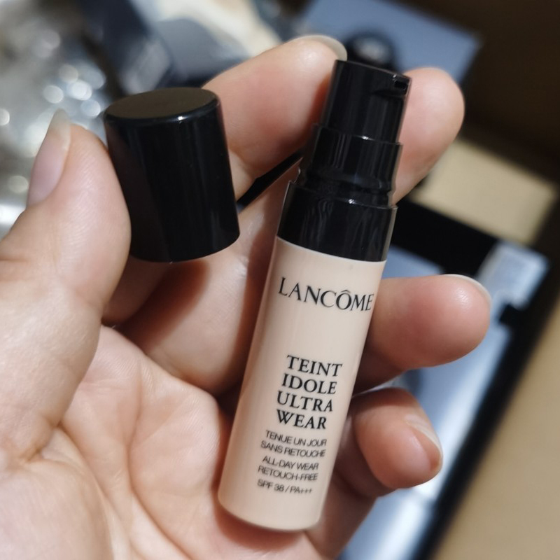 兰蔻LANCOME持妆轻透粉底液5ml*3按压式中小样 PO-01象牙白