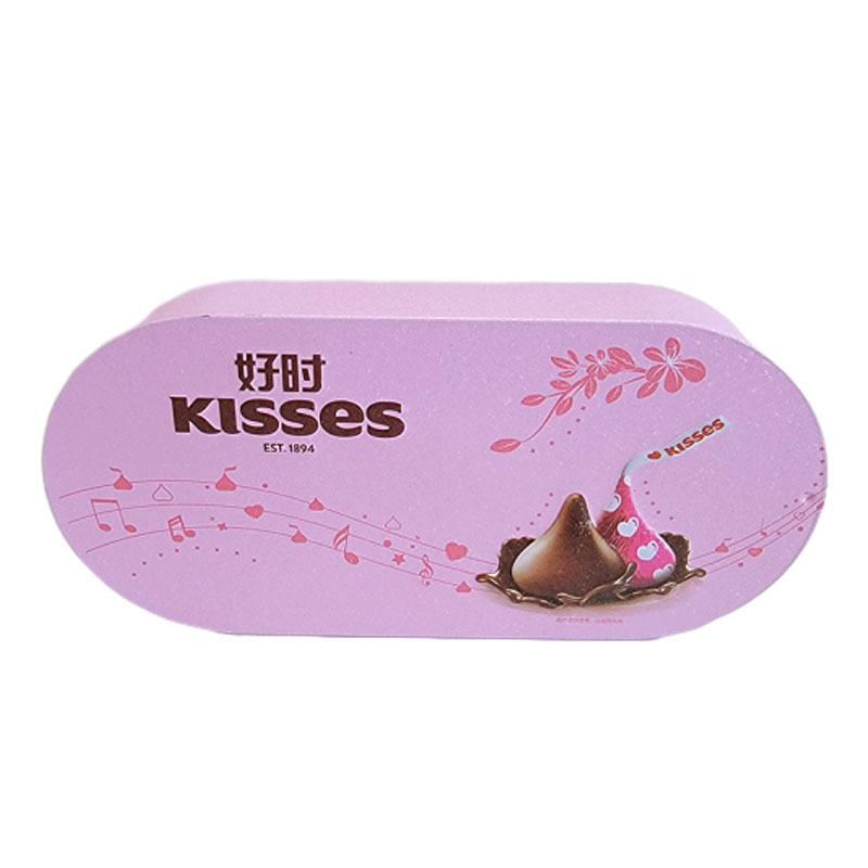 Hershey’s好时之吻牛奶巧克力4+2颗推拉铁盒结婚成品喜糖礼盒装高清大图