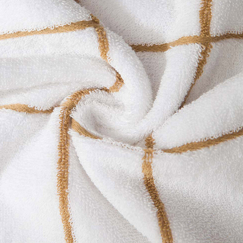 洁丽雅(Grace)毛巾礼盒2条装纯棉洗脸巾加厚毛巾礼盒毛巾 76*34 棕色+兰色 (100g)高清大图