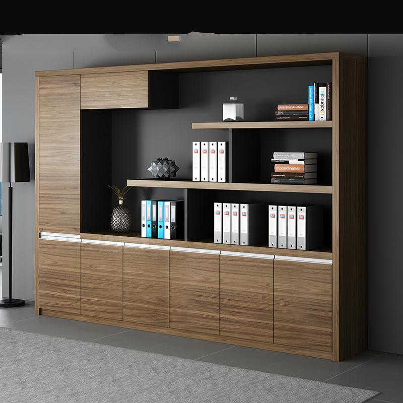 办公家具简约文件柜木质办公室背景柜子板式资料柜档案柜储物书柜