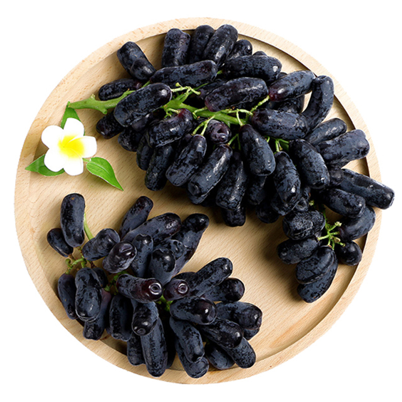 【顺丰配送】澳洲手指黑提3斤 提子葡萄 新鲜水果