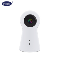 网络眼V1 2MP+64GB 720°双镜头 VR全景 智能室内高清夜视监控 1080P无线WiFi手机远程家用安防监控